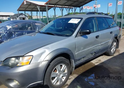 2005 Subaru Outback 2.5I z USA, uszkodzony, nr VIN 4S4BP61C057300180